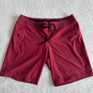 lululemon Board Shorts size M Red